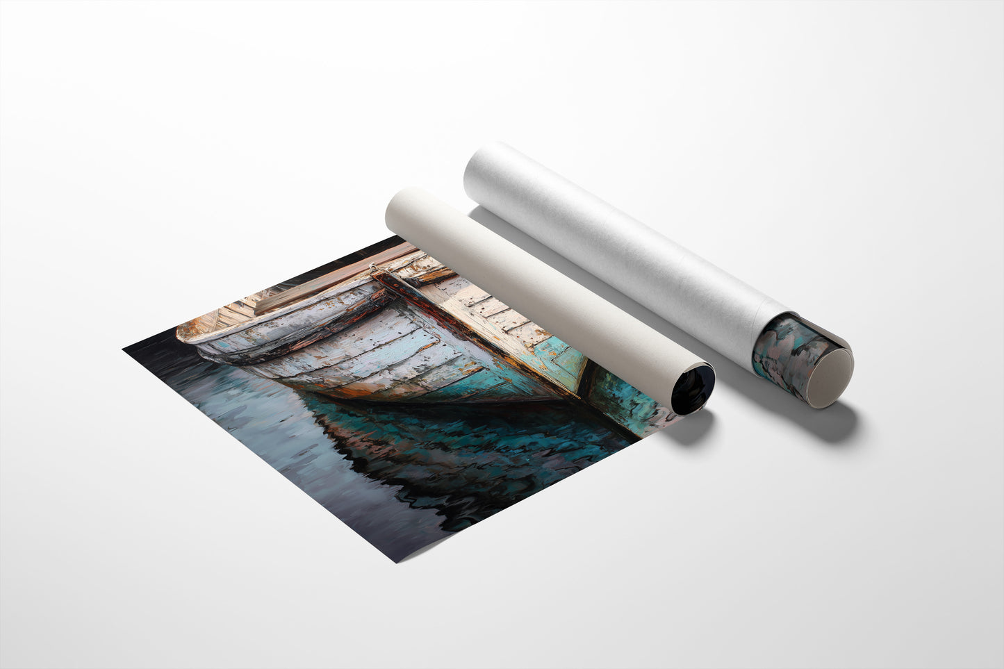 Weathered Hull Rests In Stillness