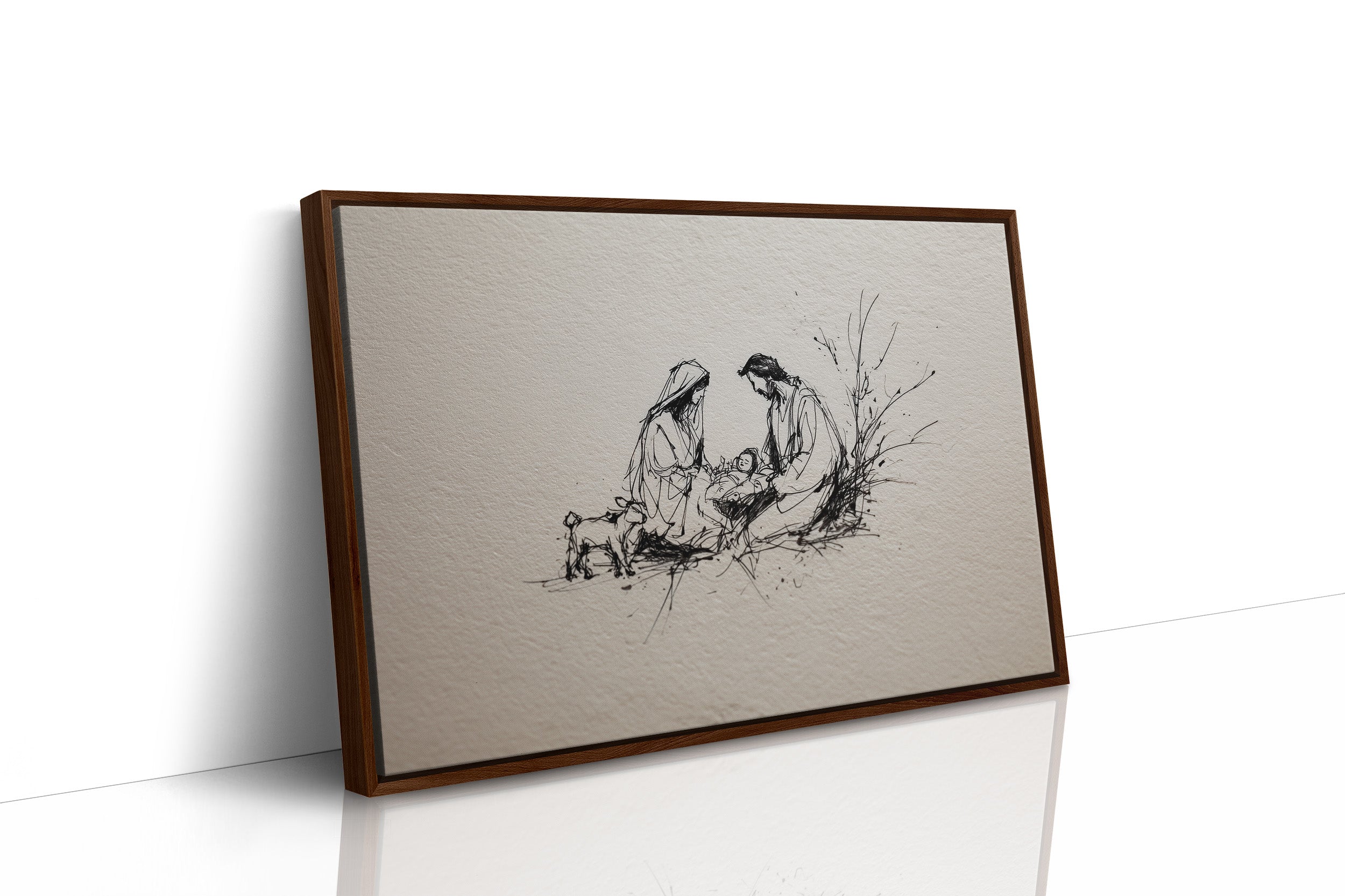 Tender Stillness at the Manger