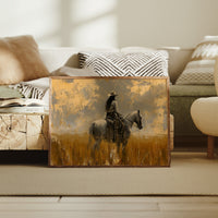 Rider in the Gold Field