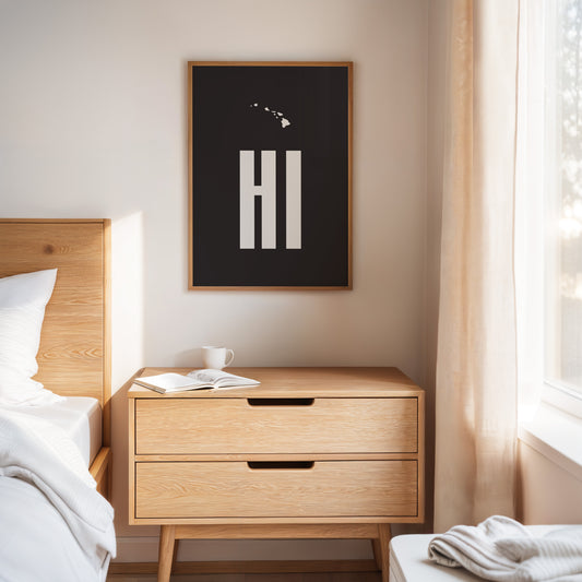 Islands Float Above Modern Letters