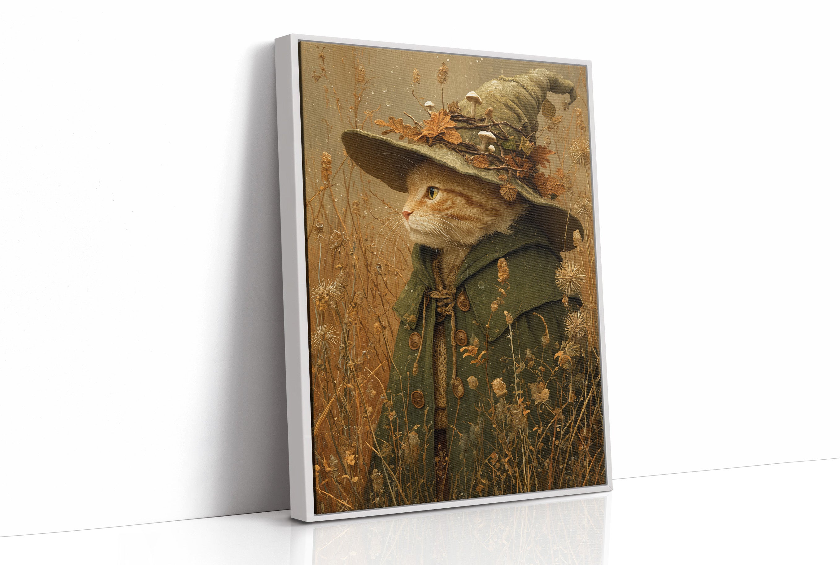 Autumn Sage Wears Fallen Leaves