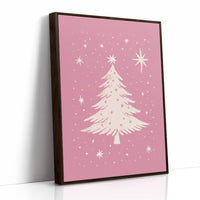 Snow Stars Dance On Rose Night