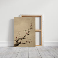 Small Birds Rest On Cherry Blossoms