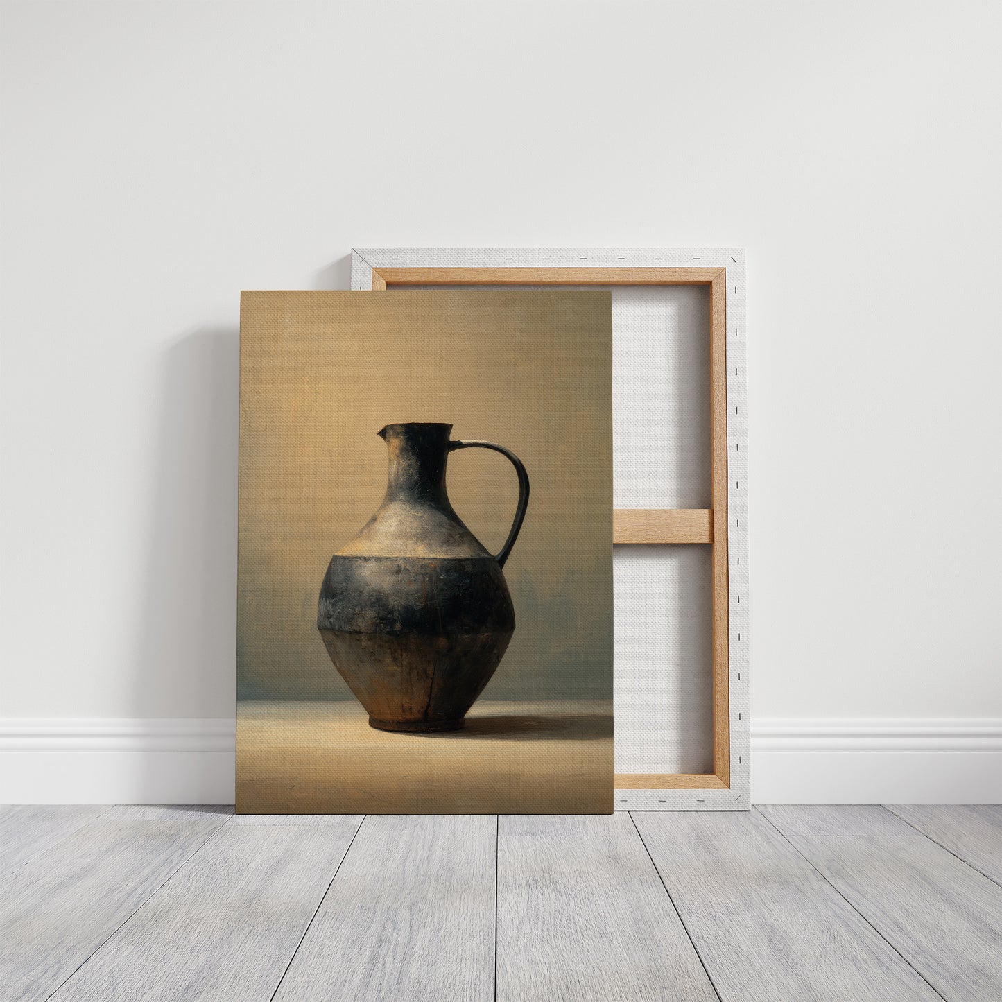 Ancient Vessel Rests In Golden Light