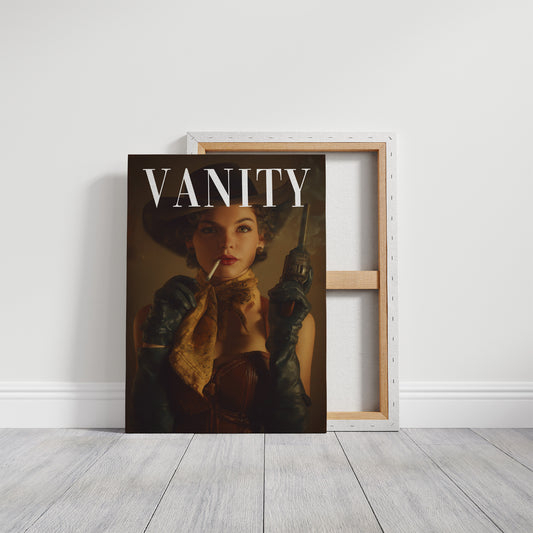 Vanity Western Cowgirl Portrait