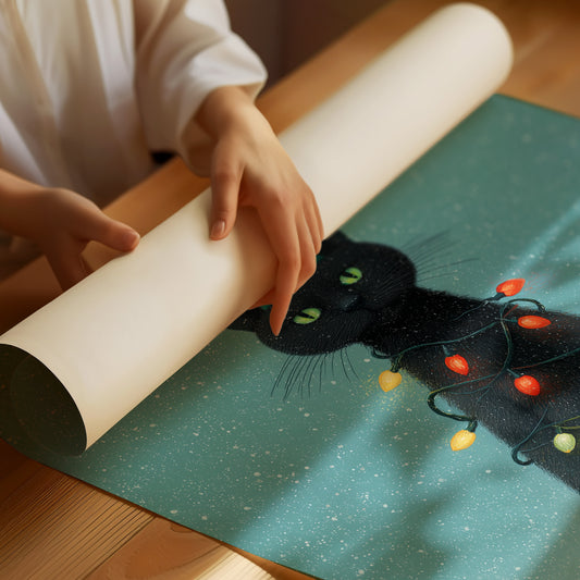 Festive Feline's Holiday Mischief