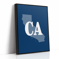 California CA State Silhouette