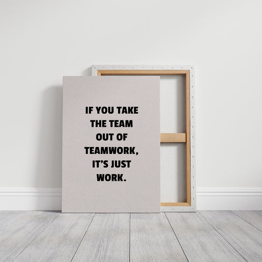Teamwork Makes Work Meaningful