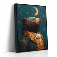 Noble Bear Gazes At Stars