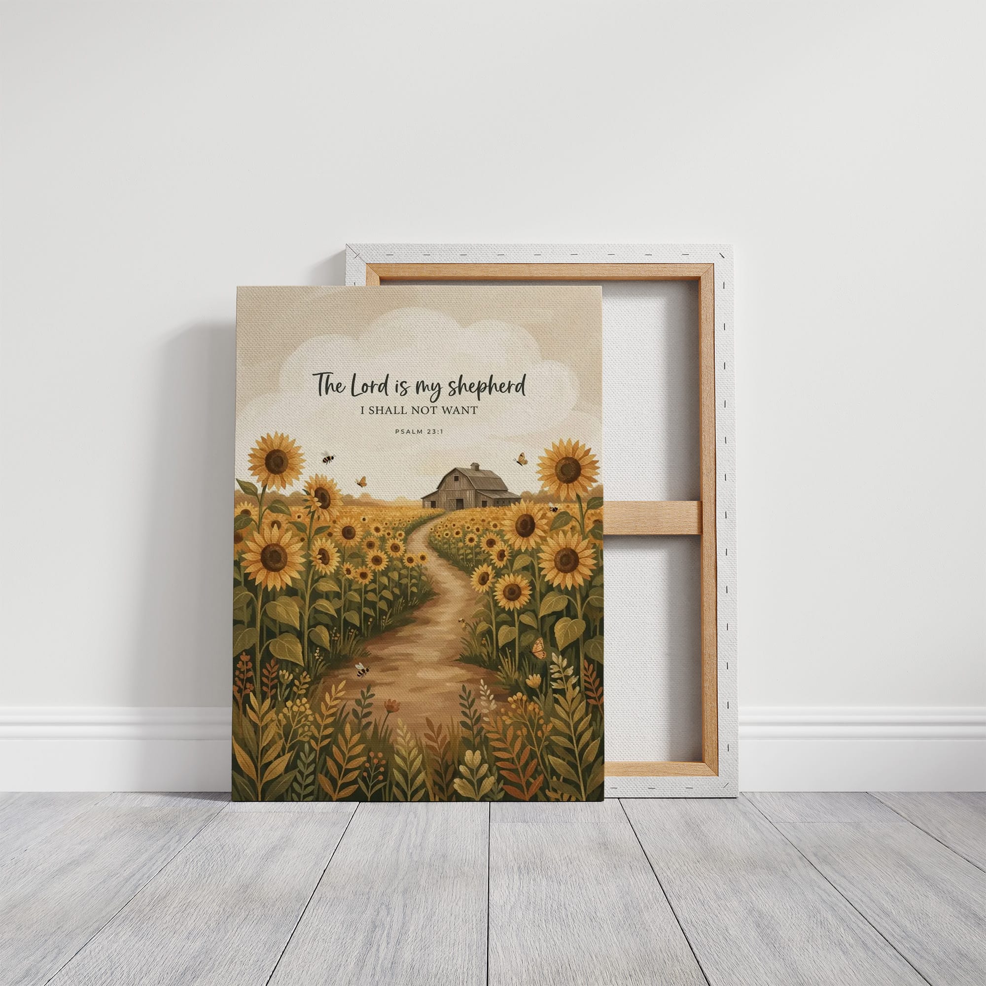 The Lord Is My Shepherd: Sunflower Barn Path