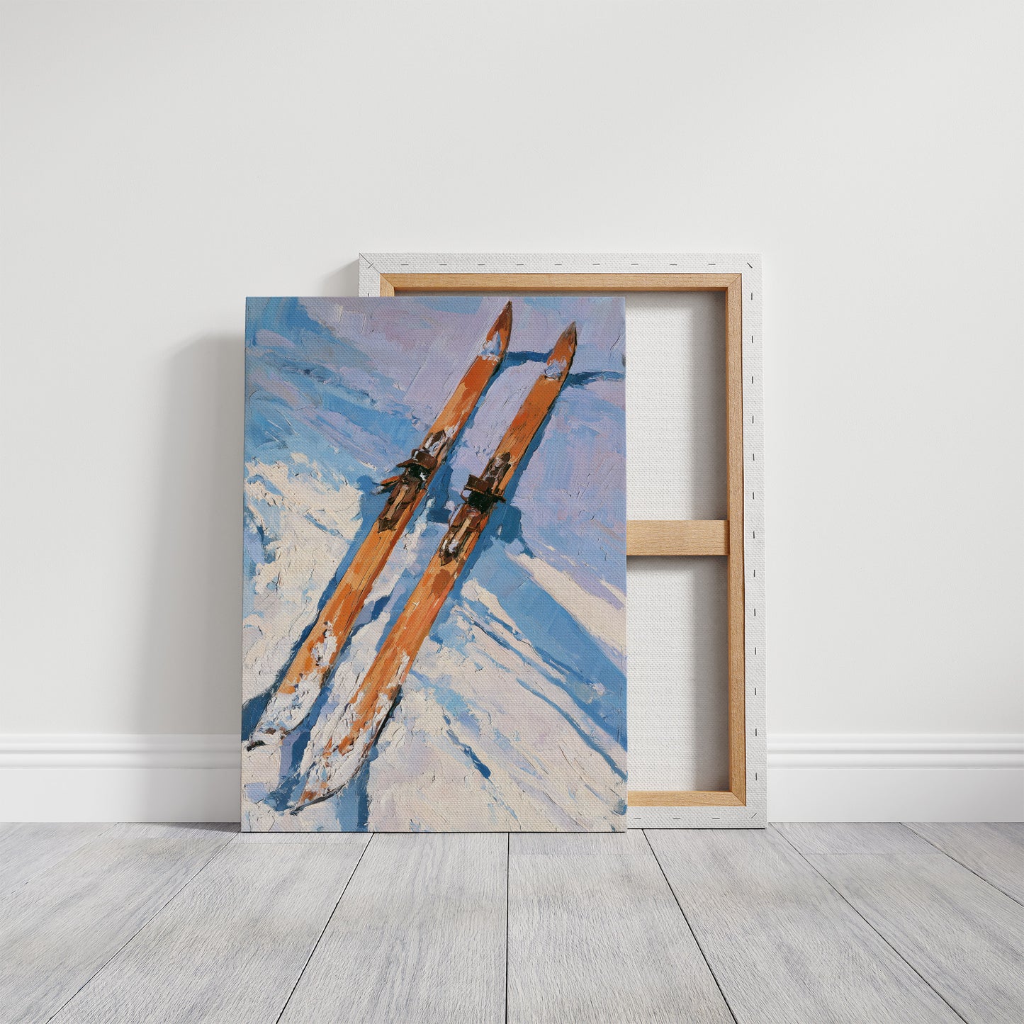 Vintage Skis, Fresh Powder