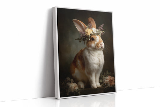 Floral Crown Graces Gentle Creature