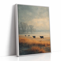 Cattle in the Morning Mist