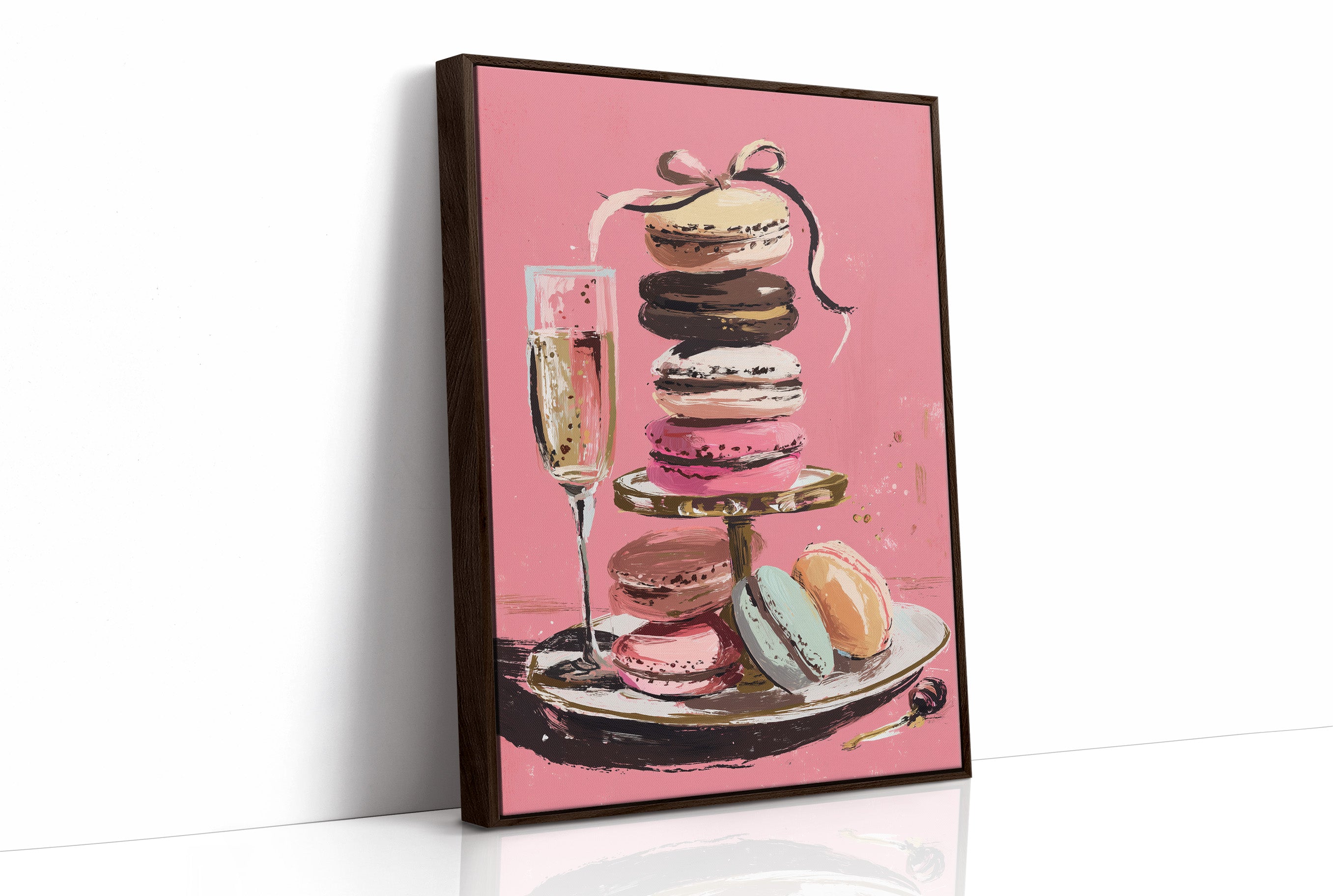 Champagne and Macarons: A Confectionary Tower