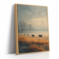 Cattle in the Morning Mist