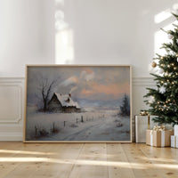 Snow Blankets The Forgotten Farmhouse