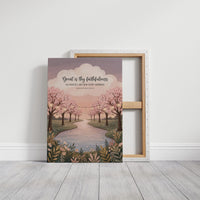 Great Is Thy Faithfulness: Cherry Blossom River