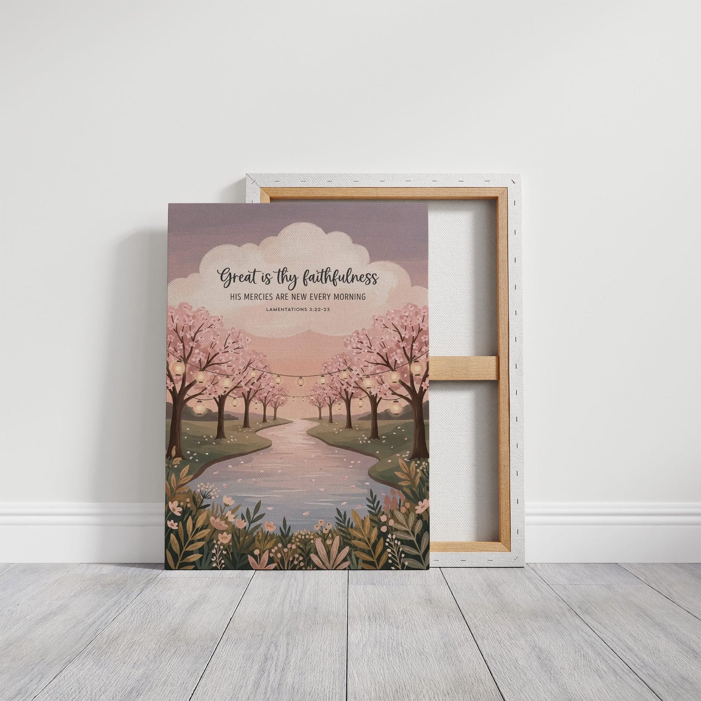 Great Is Thy Faithfulness: Cherry Blossom River