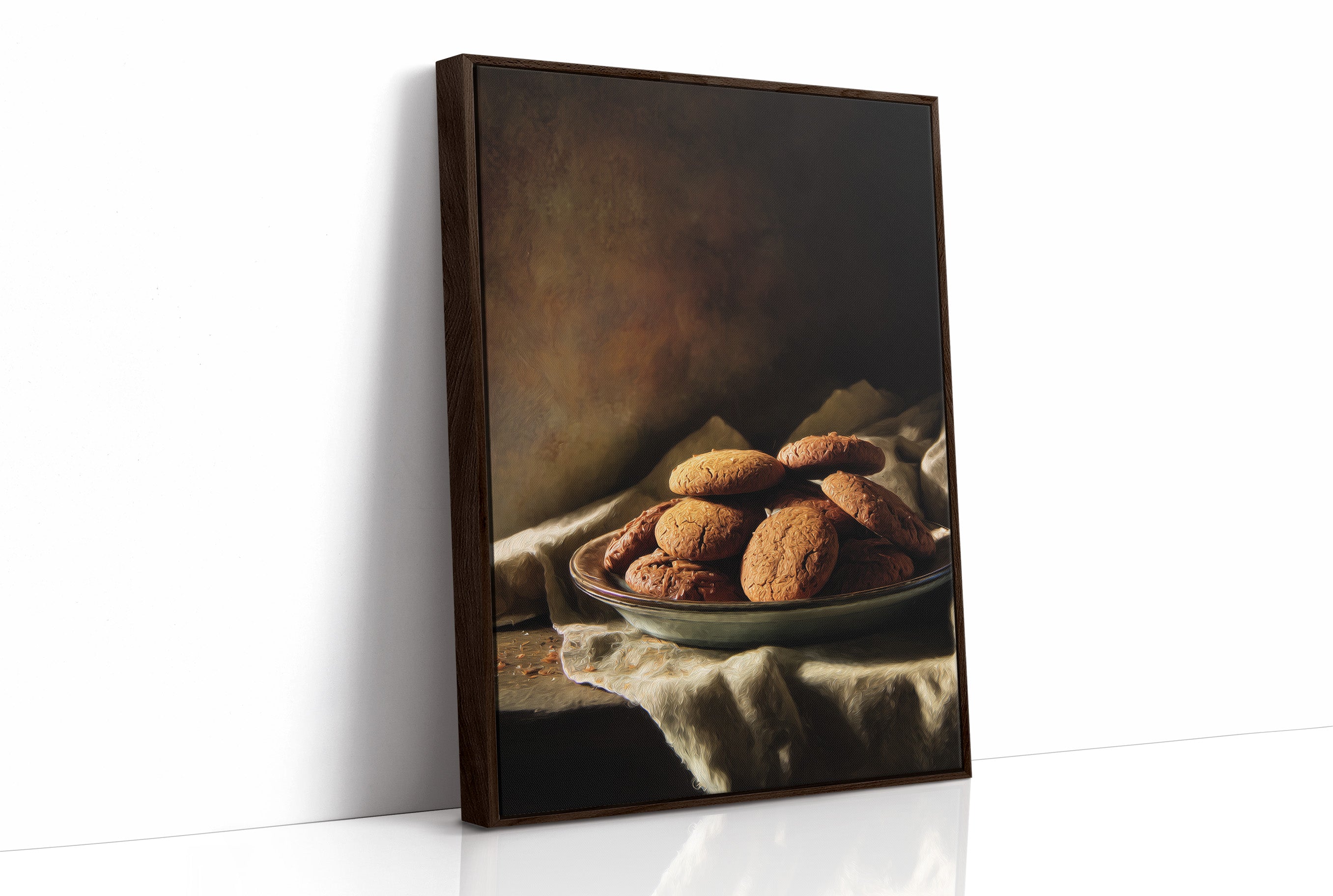 Rustic Abundance: Cookies in Chiaroscuro