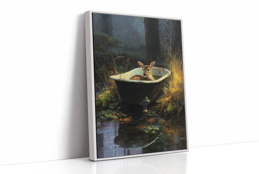 Fawn Finds Sanctuary At Dusk