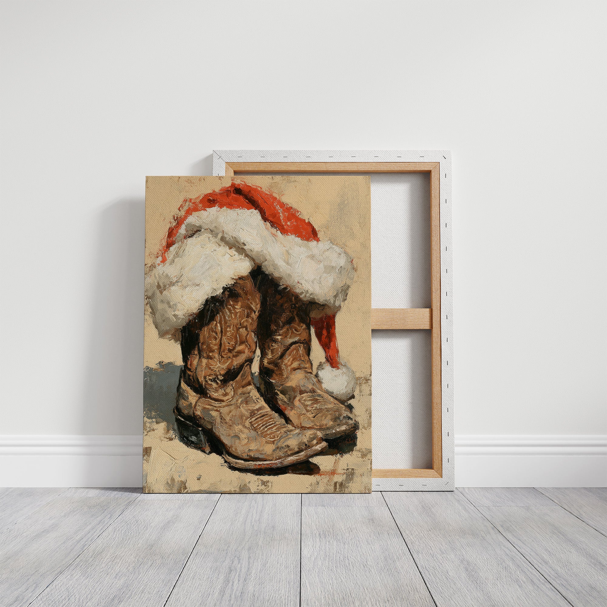 Weathered Boots, Santa's Visit