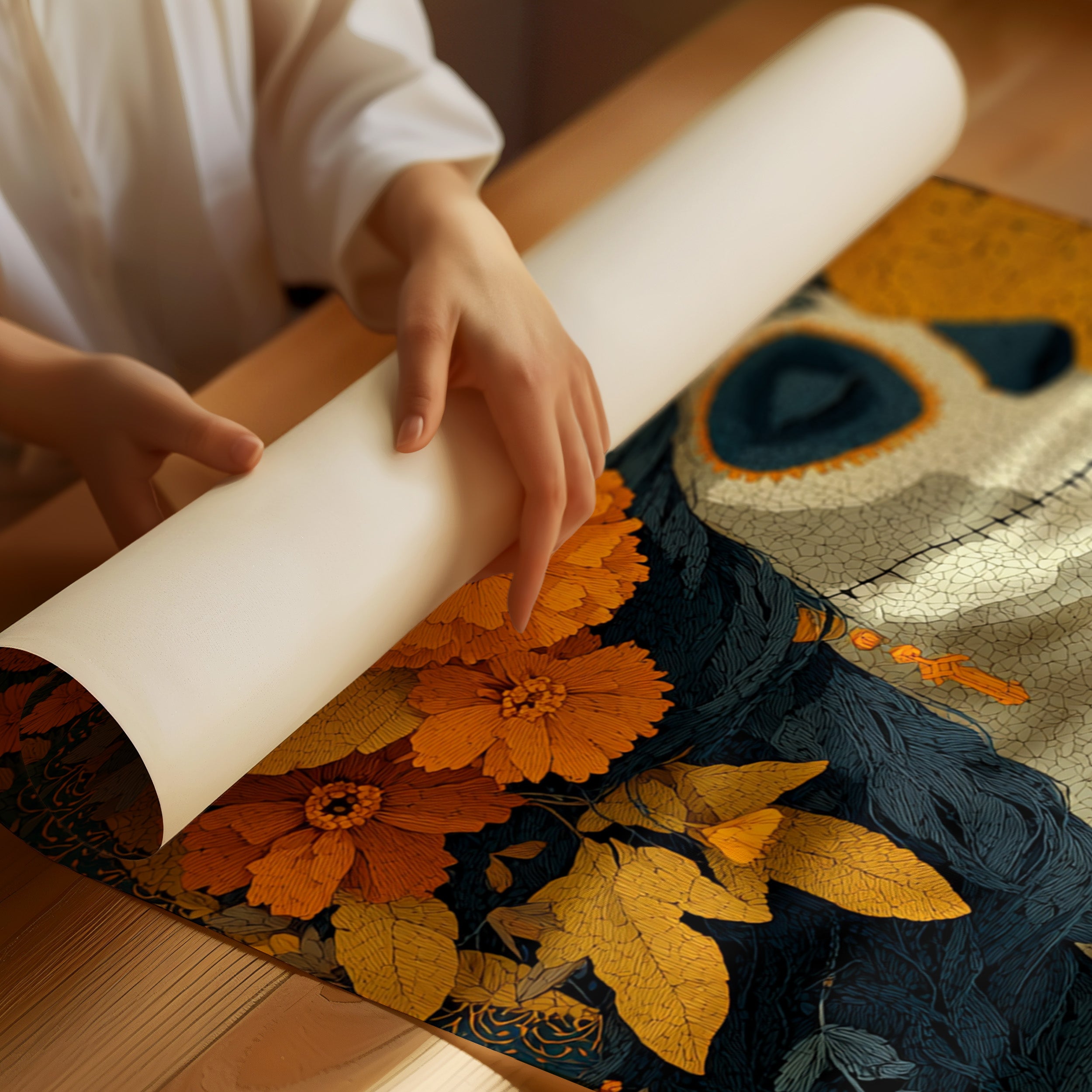 Beneath The Marigold Veil