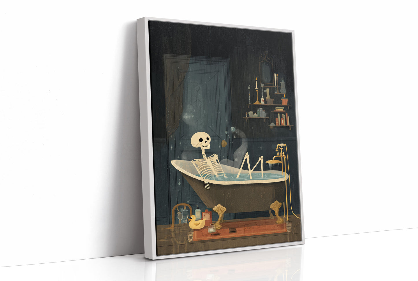 Eternal Bath In Midnight Room