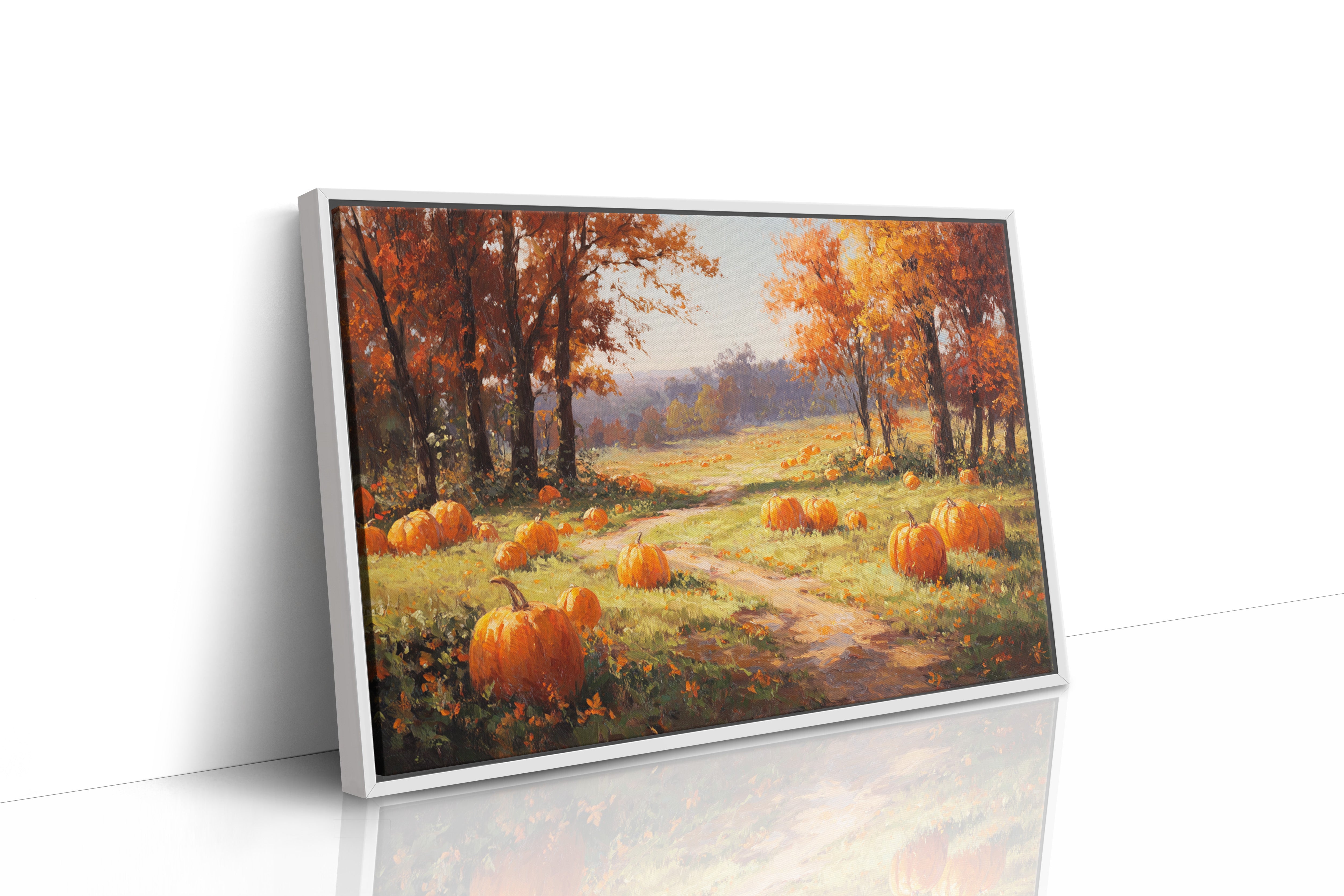 Path Through Autumn's Harvest