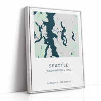 Seattle City Map Print