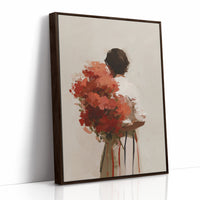 Vermilion Embrace: Bouquet of Memories