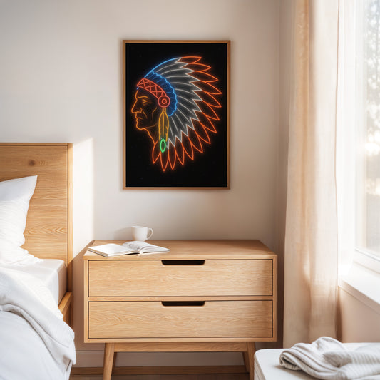 Neon Headdress Tribute