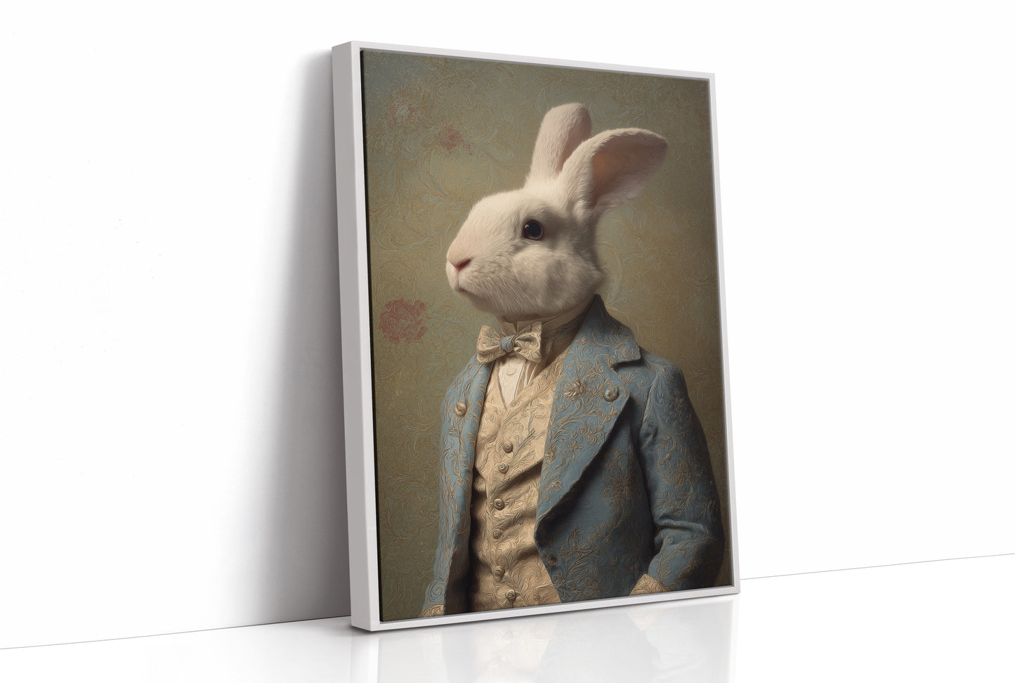 Noble Rabbit In Velvet Court