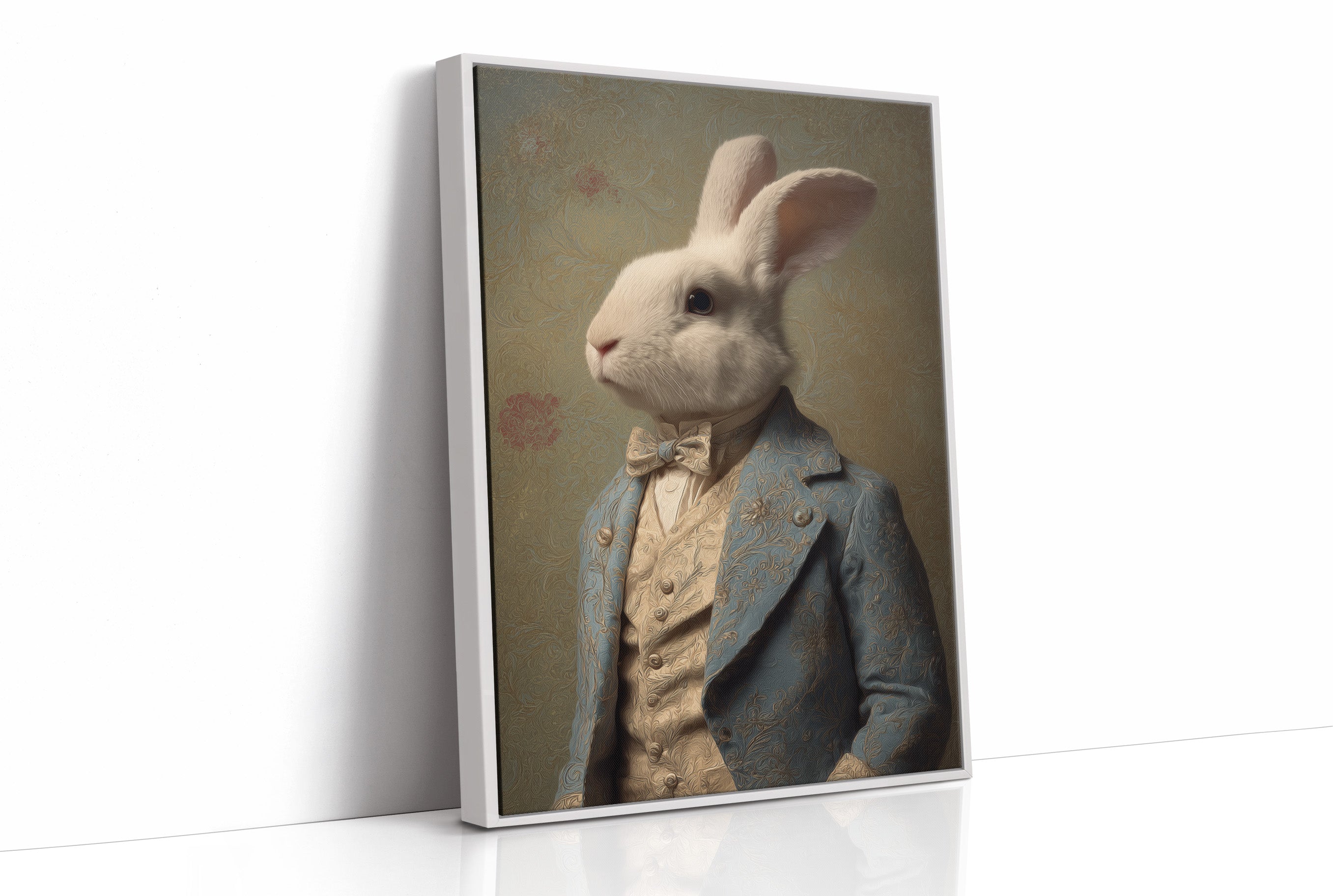 Noble Rabbit In Velvet Court