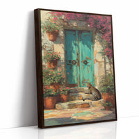 Unexpected Guest at the Turquoise Door