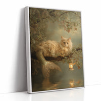 Feline Myths Beneath Autumn Boughs