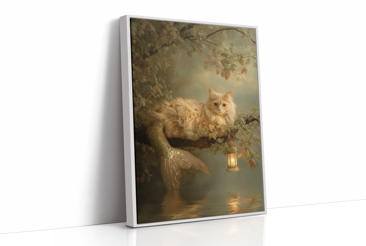 Feline Myths Beneath Autumn Boughs