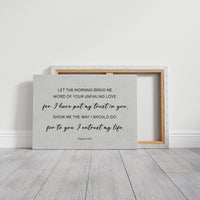 Morning Prayer In Wooden Frames