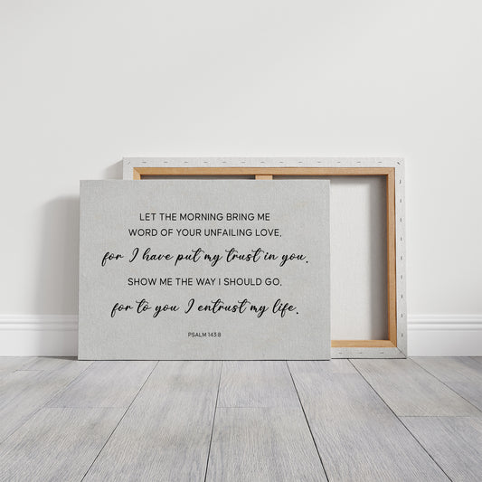 Morning Prayer In Wooden Frames