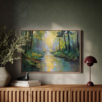 Sunlit Stream Carries Golden Dreams