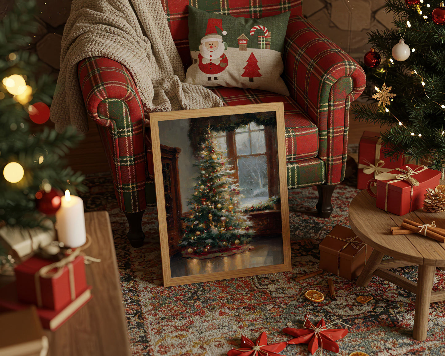 December Stories Through Window Light