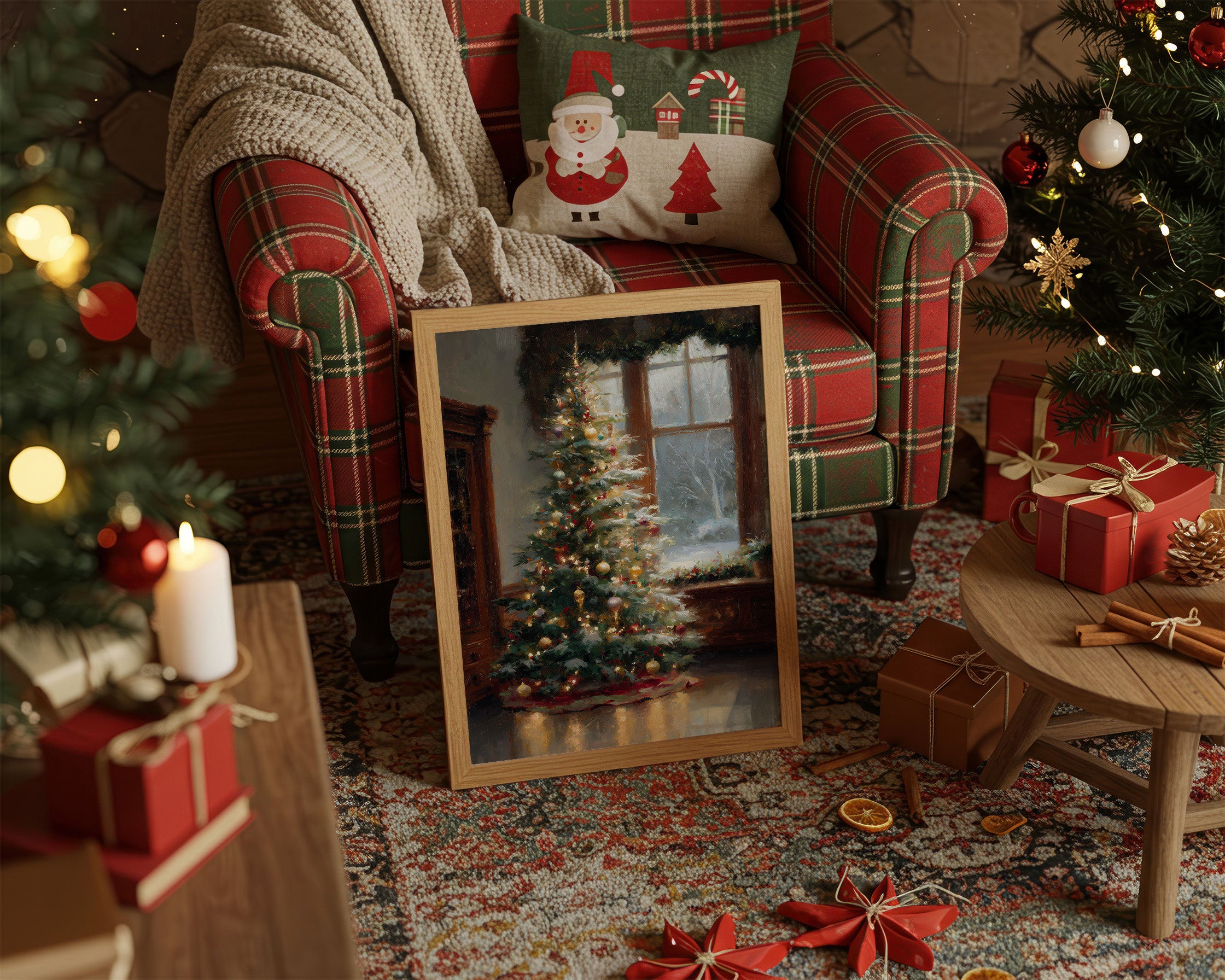 December Stories Through Window Light