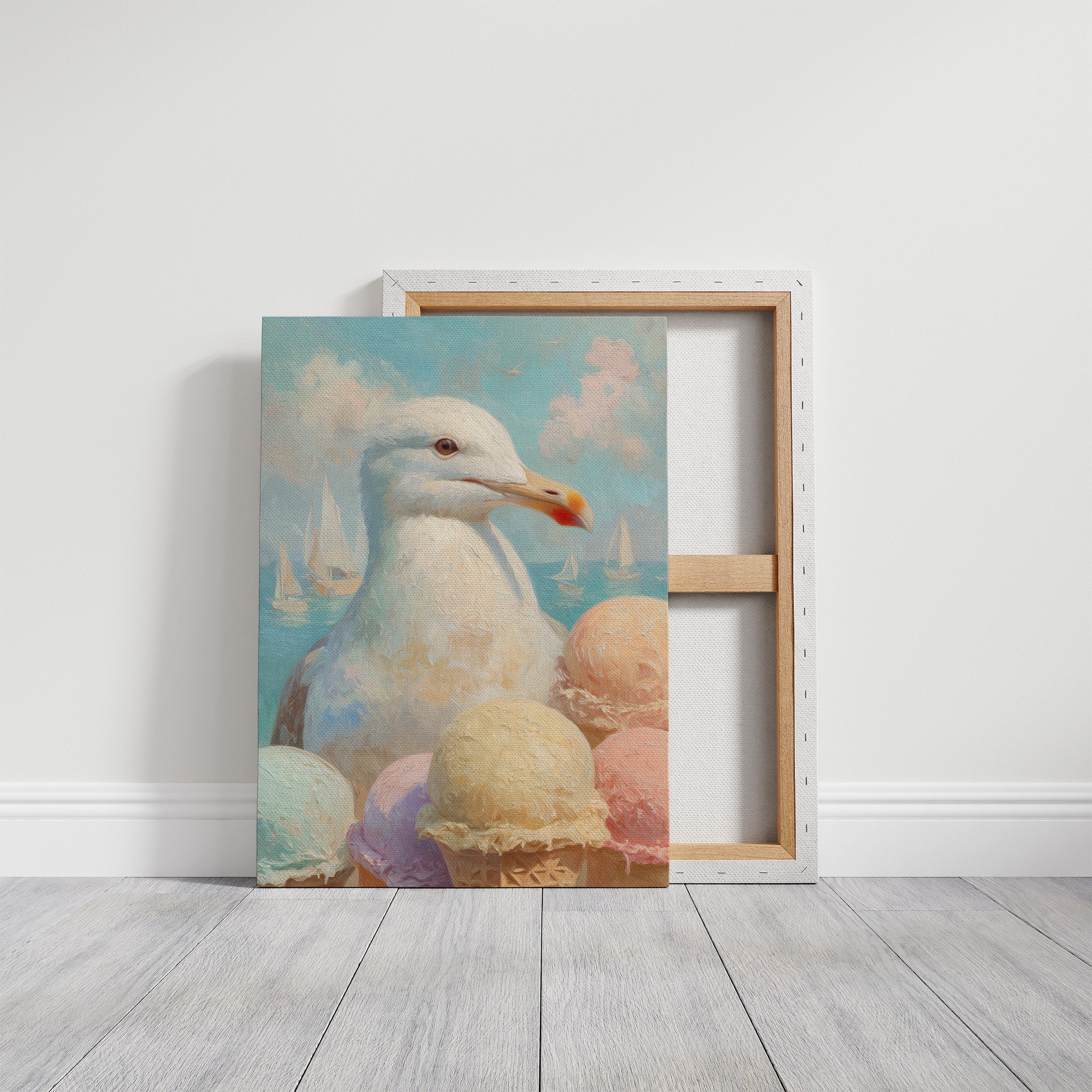 Coastal Gull Awaits Ocean Voyage