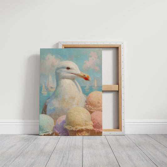 Coastal Gull Awaits Ocean Voyage