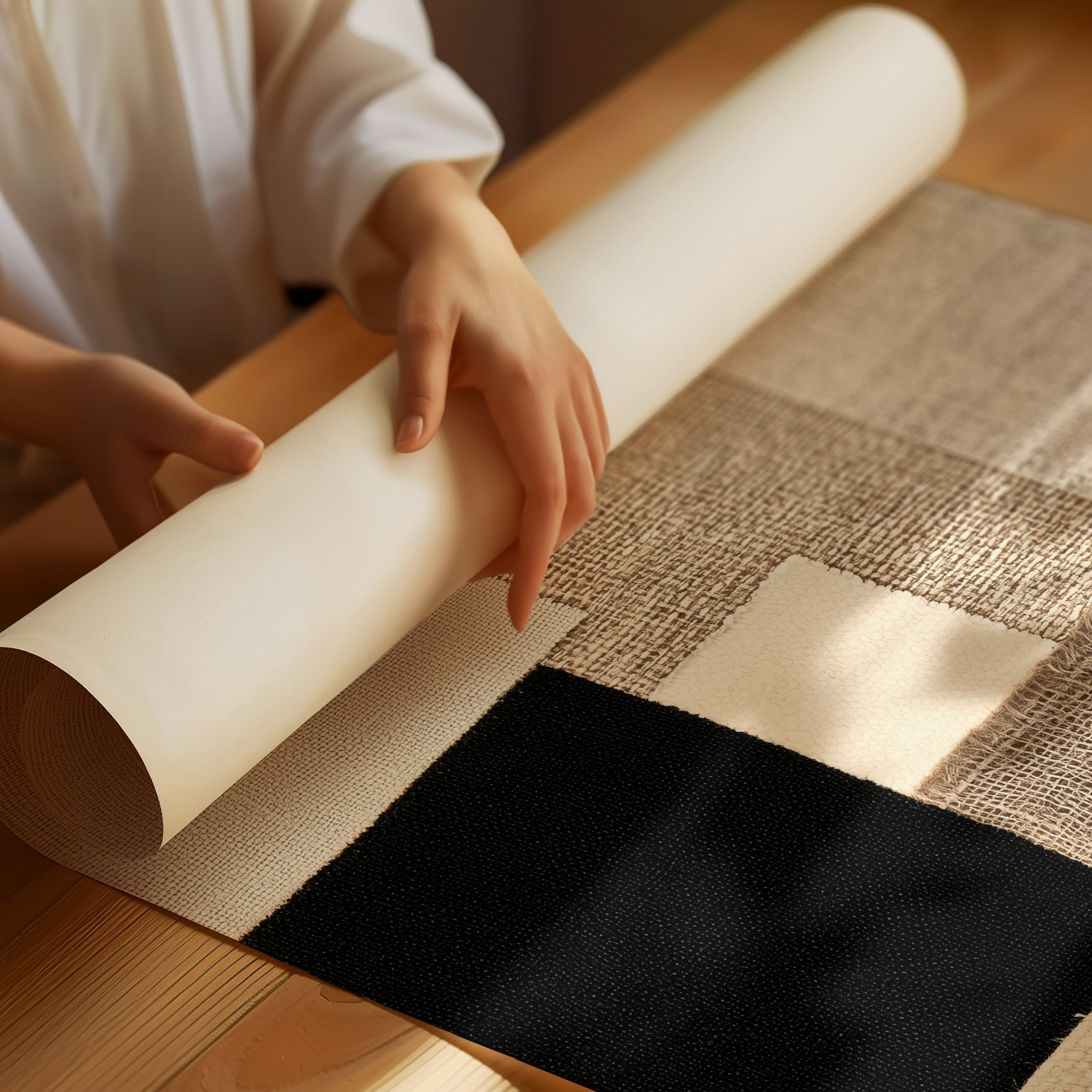 Woven Grid Textile Study