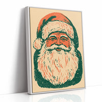 Retro Riso Santa Face