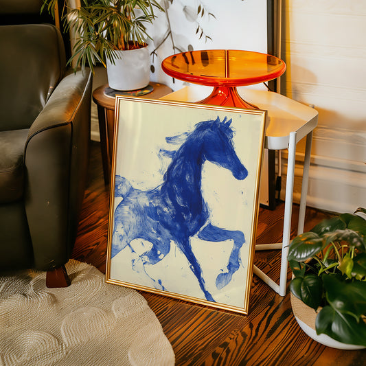 Indigo Stallion Rides The Wind