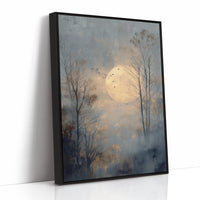 Birds Circle The Winter Moon