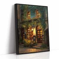 Golden Pages Behind Ivy Walls