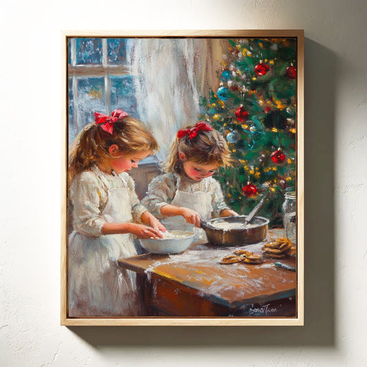 Baking Memories Beneath Twinkling Lights