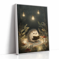 Midnight Tales Under Glowing Bulbs